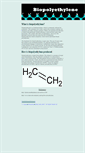 Mobile Screenshot of biopolyethylene.com